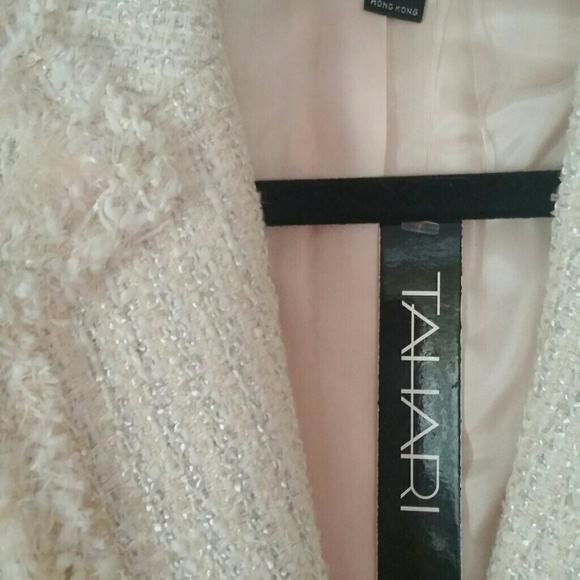Gorgeous TAHARI SILK TWEED BLAZER Size 6 - Picture 2 of 5